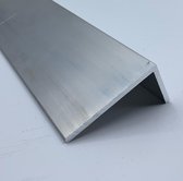 Profilé d'Angle en Aluminium Côtés Inégaux - 50x25x3mm - 250mm