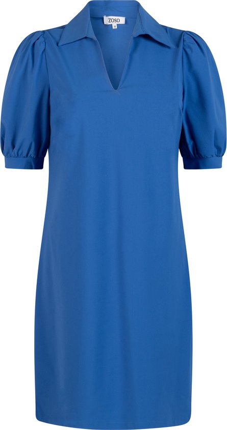 Zoso Jurk Travel Dress 242 Marleen 1010 Strong Blue Dames