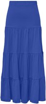 Only Rok Onlmay Life Maxi Skirt Jrs 15226994 Dazzling Blue Dames Maat - L