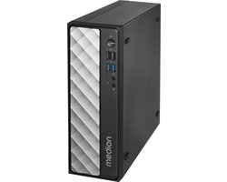 MEDION AKOYA T80 Intel® Core™ i5 i5-12450H 8 GB DDR4-SDRAM 512 GB SSD Windows 11 Home Mini PC Zwart