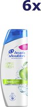 6x Head & Shoulders Shampoo – Apple Fresh 400 ml