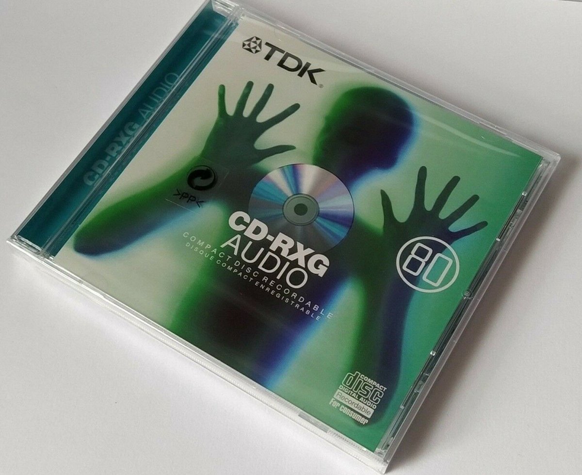 TDK CD-RXG Audio 80 min recordable CD