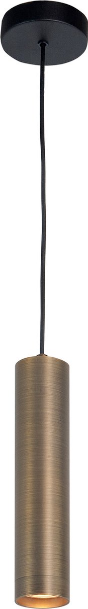 Highlight Hanglamp Perugia 1 lichts brons zwart