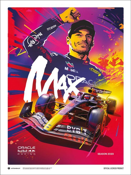Max Verstappen 2023 Art Print 30x40cm | Poster