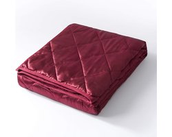 Verzwaringsdeken - 10KG - Zware deken - Glasparels - Satijn - Ademend