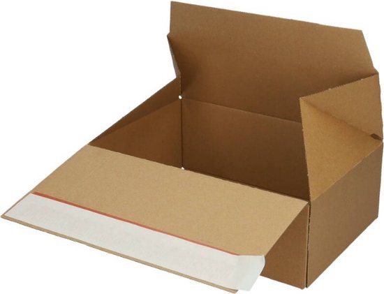 verpacking 500 vouwdozen verzenddozen DHL dozen 150 x 150 x 150 mm, KK-06, 1 -golf | variabele hoogte bij 70 mm