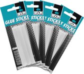 Bison glue sticks super - lijmpatroon - 11 mm - transparant - 24 stuks
