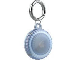 FURTASTIC® Waterdichte AirTag-Sleutelhanger - Luxe AirTag houder - Blauw - Apple AirTag niet inbegrepen