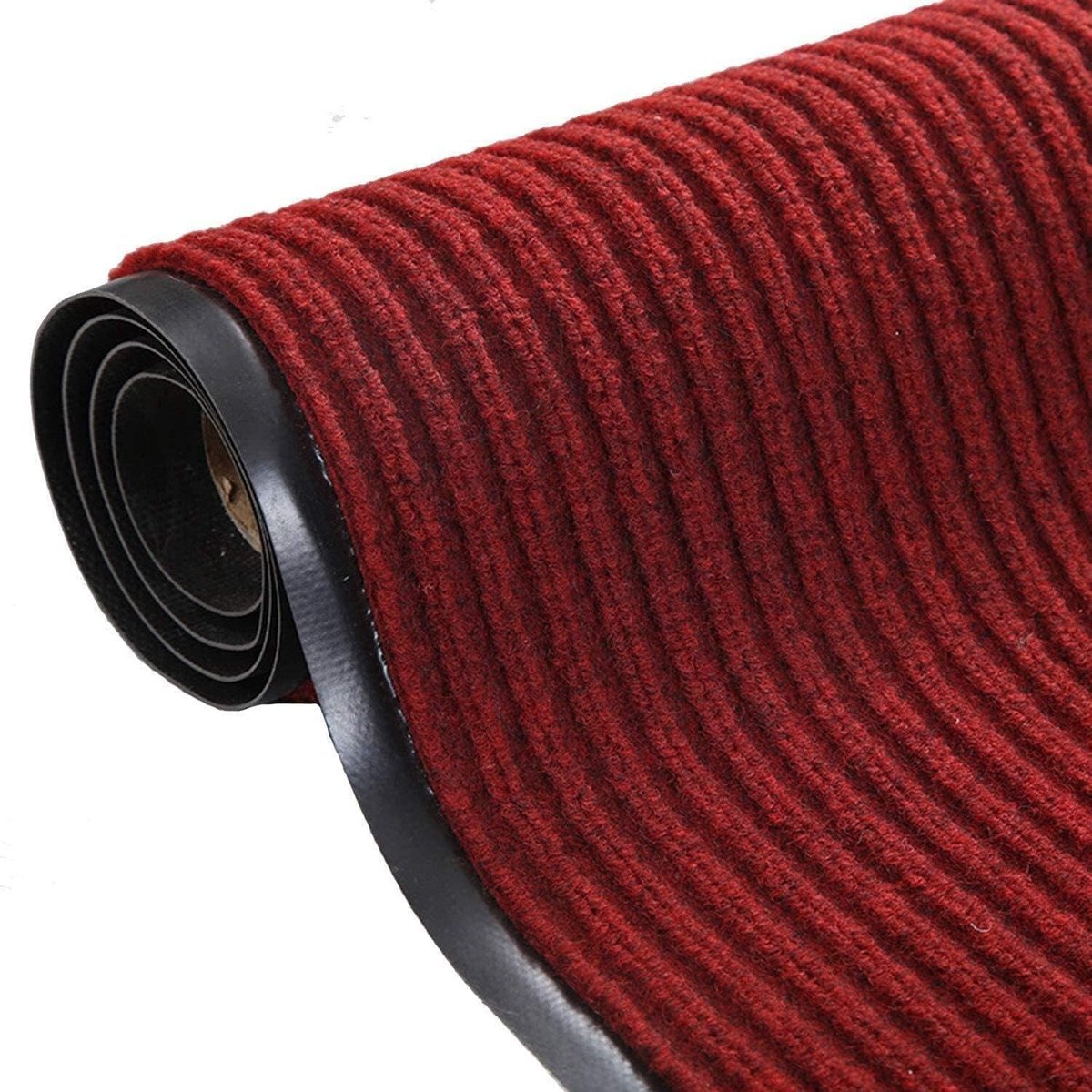ybaymy Vloerkleed voor de gang, antislip, 90 x 500 cm, wasbaar