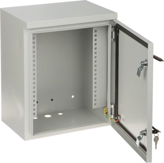 WL4 SR10WO6U-L metalen 6U 10 rack kast geschikt voor buiten muur montage met 2 sleutelsloten van Merkloos — afbeelding 2
