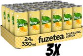 Fuze Tea Sparkling Black Tea 72 x 330 ML