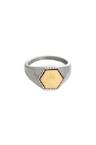 Ring Palmier #16 Argent Acier Inoxydable