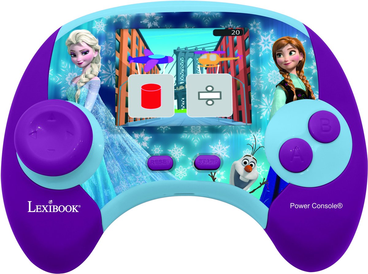 Power Console La reine des neige de jeux éducative bilingue en français et anglais