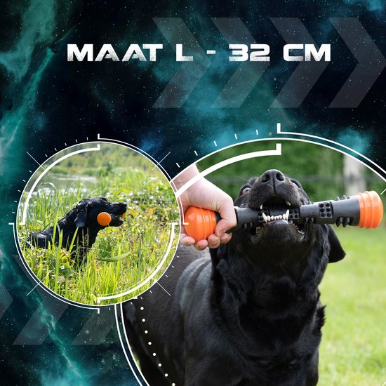 Canne à lancer Dog Comets Meteor Orange & Noir - - 30 cm