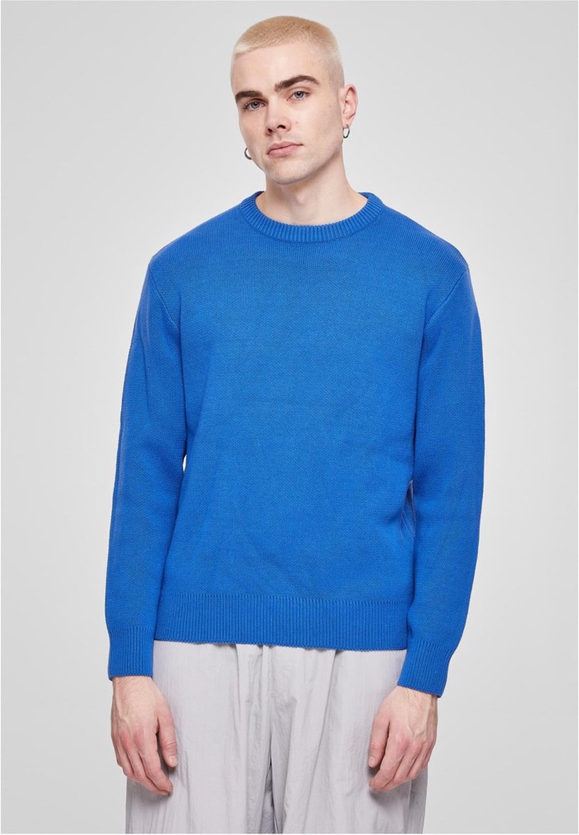 Urban Classics Heavy Oversized Gebreide trui XL Blauw