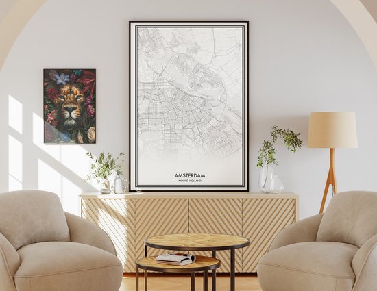 Amsterdamse Stadsposter Amsterdam Ontdek de Magie A3 formaat 29,7x42cm