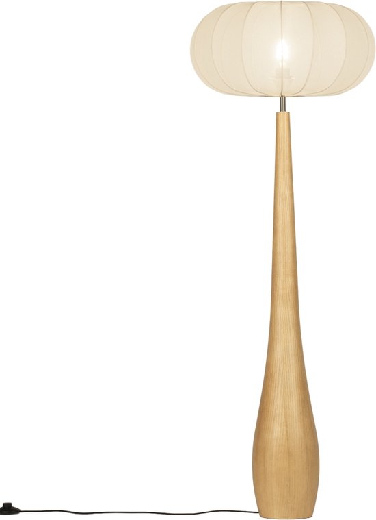 Lumidora Vloerlamp 31416 - RUPERT - E27 - Beige - Hout - ⌀ 50 cm