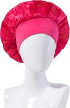 Satijnen slaapmuts voor sterker haar - rose - bonnet/satijn/zijdenmuts/krullen/stijl haar/bescherming