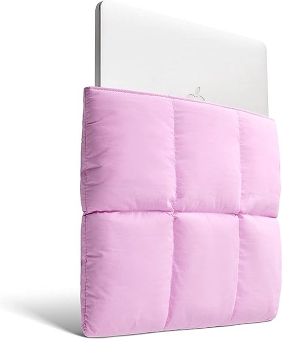 DOMISO Laptoptas, laptop tas, hoes, notebook sleeve, case, tas, beschermhoes, compatibel met 14 inch MacBook Pro 14 M4 M3 M2/MacBook Pro Max, 13-13,3 inch Dell, Lenovo, laptophoes voor dames