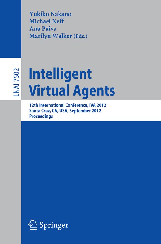 Intelligent Virtual Agents - cover