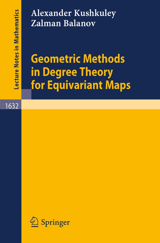 Geometric Methods in Degree Theory for Equivariant Maps | 9783540615293 ...