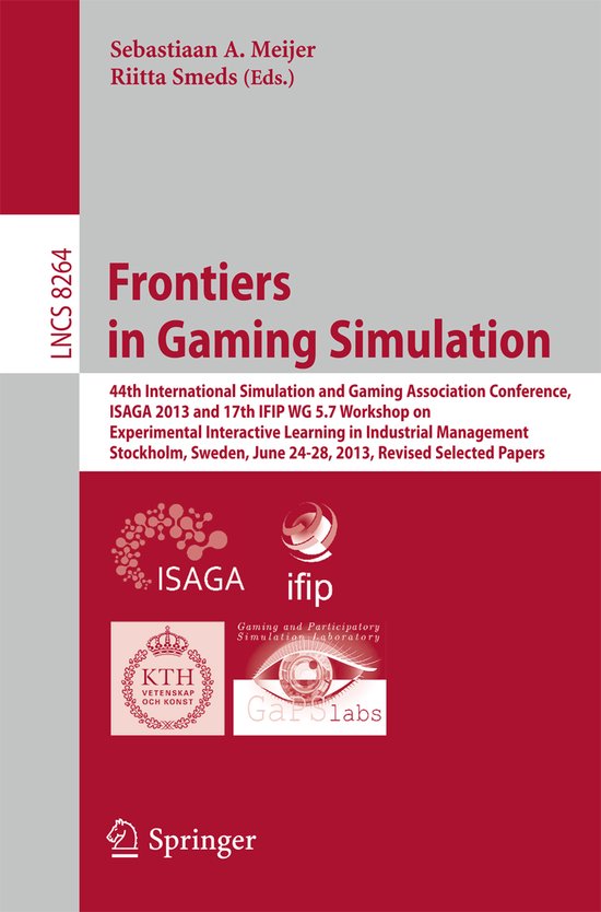 Frontiers in Gaming Simulation - cover