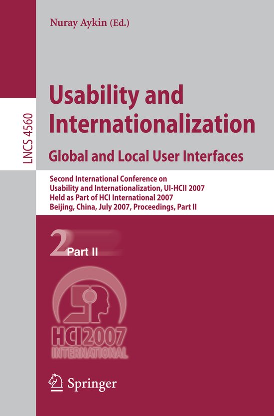 Usability And Internationalization - cover