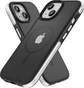 IYUPP Bumper - Geschikt voor iPhone 15 Hoesje - Geschikt voor MagSafe - Zwart - Shockproof