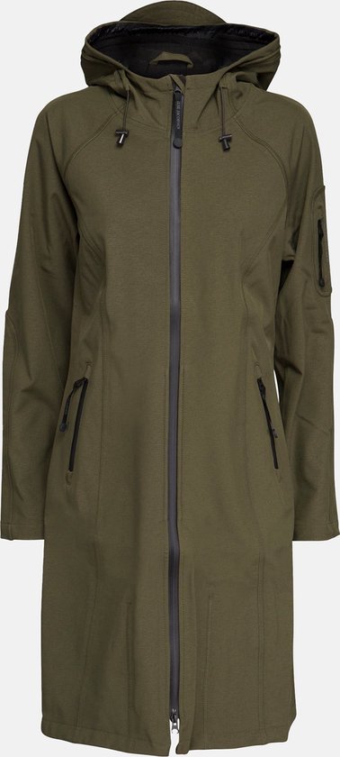 Regenjas Dames - Ilse Jacobsen Raincoat RAIN37L Army - Maat 44 - Ilse Jacobsen