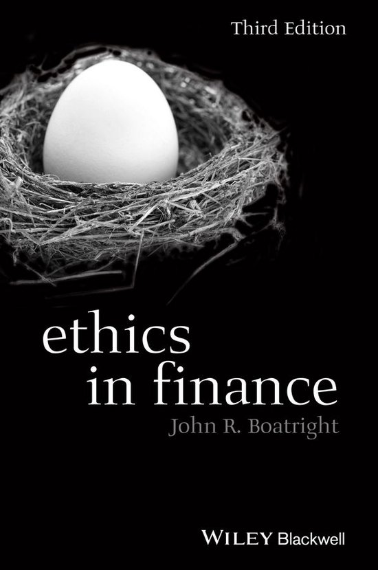 Foundations of Business Ethics - Ethics in Finance - cover