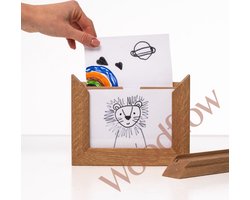 Woodflow Frameflip houten wissellijst - A6 Naturel
