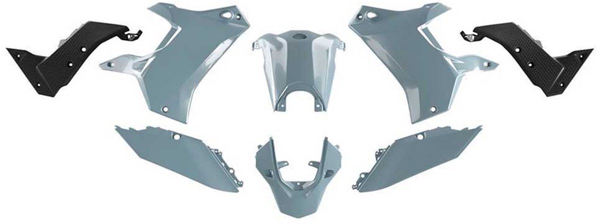 Rtech T7 Revolution Yamaha Tenere 700 (2019-2024) Kunststofkit Grijs