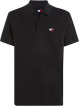 Tommy Hilfiger TJM Regular Badge Polo Heren - Zwart - Maat L