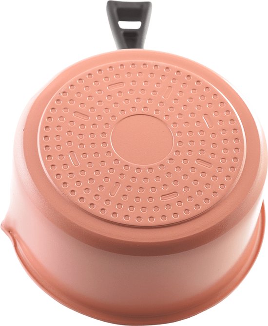 Spring Cristal steelpan laag 16 cm met deksel - Van Berkum Koken & Tafelen