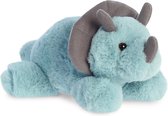 Triceratops | Mini Flopsies | Aurora | Knuffels | Blauw Grijs | Dinosaurus | Triceratops | Dino | 20.5 cm