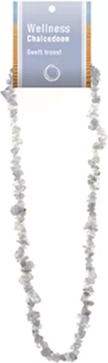 Chalcedoon splitketting + kaart