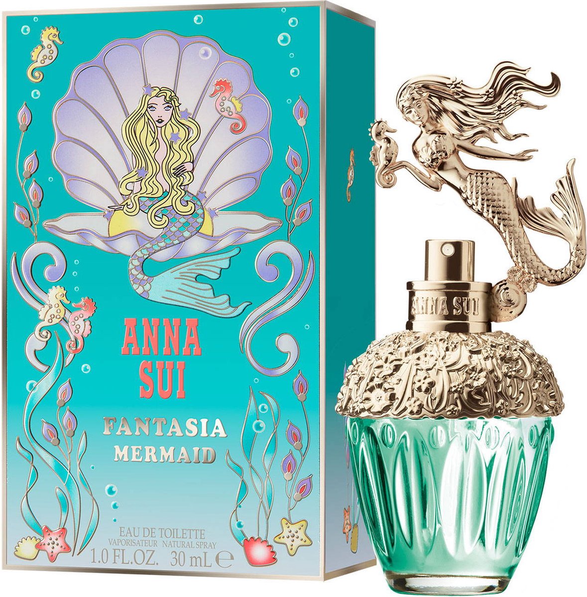 Anna Sui Fantasia Mermaid - Eau de toilette met aquatische fruitige bloemige noten - 75 ml
