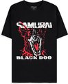 Cyberpunk 2077 - Black Dog Samurai Album Art T-shirt - XXL
