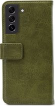 Mobilize Elite Gelly Telefoonhoesje geschikt voor Samsung Galaxy A33 Hoesje Bookcase Portemonnee - Groen