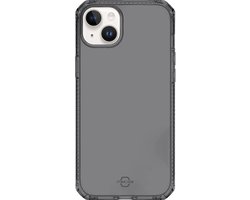 ITSkins Hoesje geschikt voor Apple iPhone 15 Telefoonhoesje Flexibel TPU | ITSkins SpectrumClear-R Backcover Shockproof | Schokbestendig iPhone 15 Telefoonhoesje | Anti Shock Proof - Smoke | Zwart