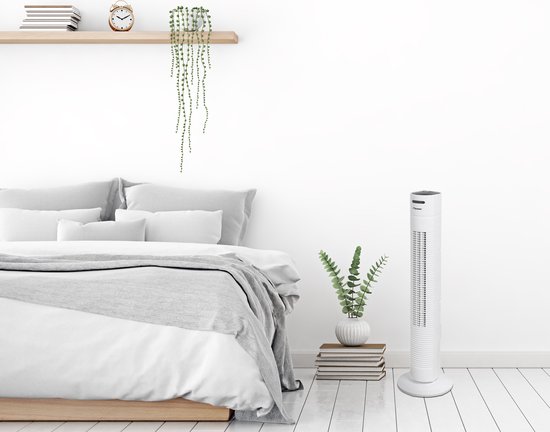 Bestron AFT770WRC -Torenventilator -  Wit