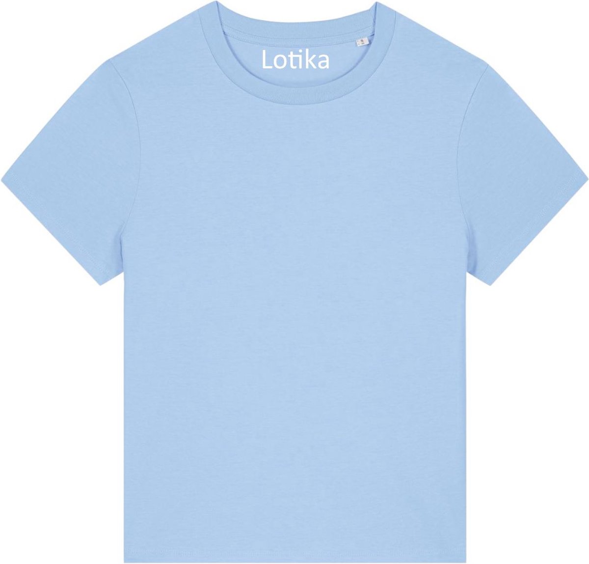 Lotika - Saar T-shirt dames biologisch katoen - blue soul