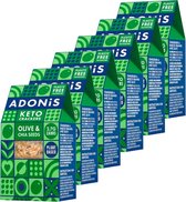 Adonis | Keto Crackers | Olive & Chia Seeds | 6 stuks | 6 x 60 gram | Eiwitrijke voeding | Koolhydraatarme Crackers