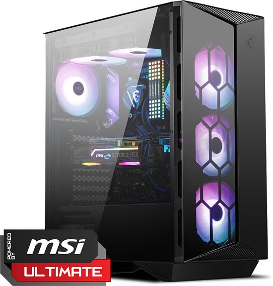 MSI Intel Game PC - GeForce RTX 4090 24GB - Intel Core i9-14900KF - 32GB DDR5 - 1TB SSD + 2TB SSD - WiFi + Win 11 Home