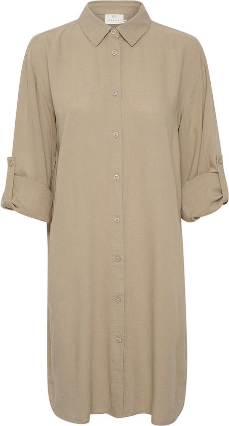 Kaffe Jurk Kamilia Shirt Dress 10508311 Chinchilla Dames Maat - 44