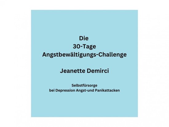 30 Tage Angstbewältigungs-Challenge - cover