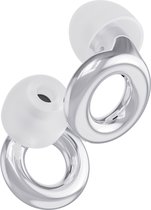 Loop Earplugs Experience - oordoppen - gehoorbescherming (18dB) in XS/S/M/L - ultra comfortabel - geschikt voor muziek, concerten, events en reizen - zilver