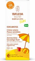2x Weleda Edelweiss Zonnecrème Gevoelige Huid SPF50 50 ml