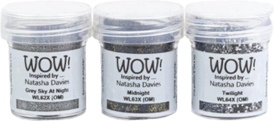 Foto: Wow embossing poeder set 3x15 ml trio moonlight