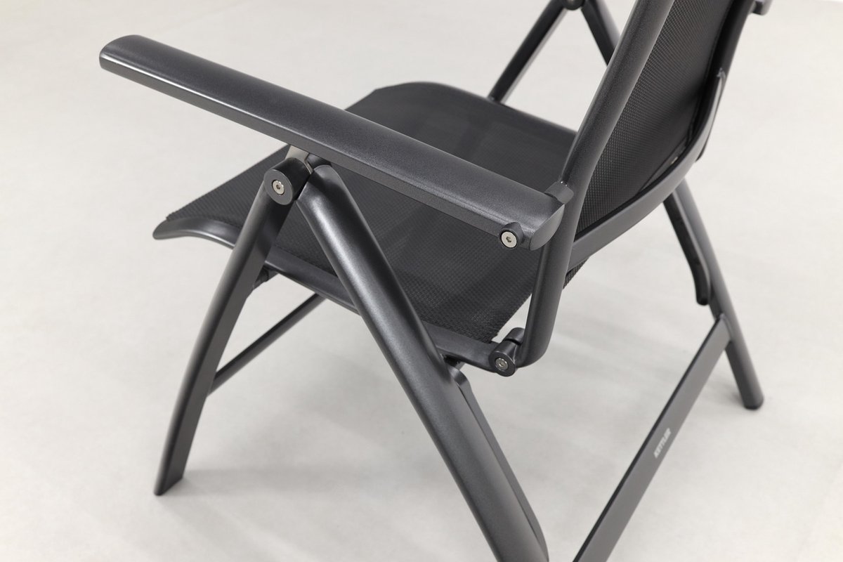Kettler Legato Curve XL - chaise de jardin hauteur d'assise élevée